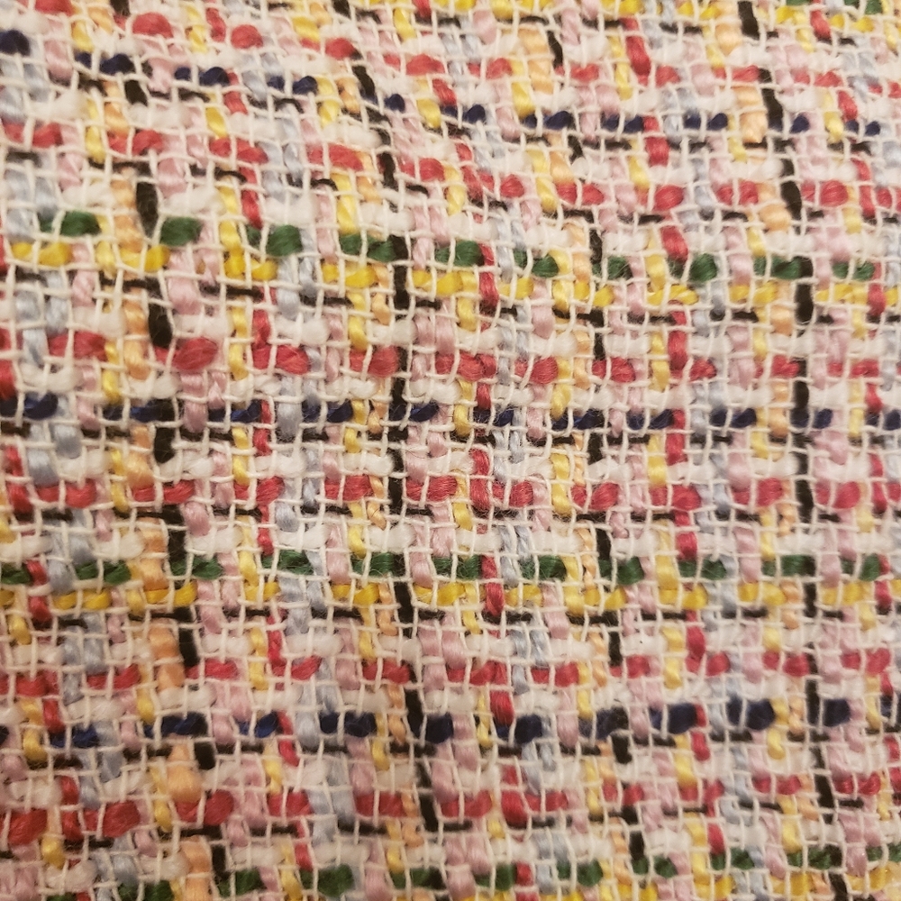Zara Frayed Tweed Top - Picture 3 of 6